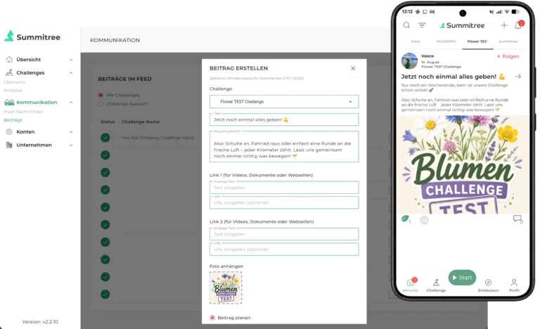 Euer neues Challenge Dashboard